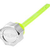 FIGURATI DESIGNS FD01-MAGDSPP-SM-SS Figurati Designs Magnetic Oil Dipstick - Curved - Silver - Indian Fd01-Magdspp-Sm-Ss