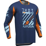 THOR Thor Launchmode Futura Jersey - Navy/Orange - Medium