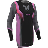 THOR Thor Women'S Sportmode Velocity Jersey - Black/Orchid - Small