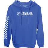 YAMAHA APPAREL LEM25S-M37-2X Yamaha Apparel Yamaha Racing Hoodie - Blue - 2Xl Lem25S-M37-2X