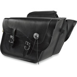 Willie & Max Luggage Deluxe Slant And Compact Slant Saddlebags - Black 58718-00