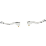 PARTS UNLIMITED Parts Unlimited Levers - Shorty - Silver