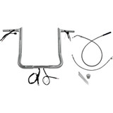 FAT BAGGERS INC. 949016 Fat Baggers Inc. Ez Install Wired Handlebar Kit - 1-1/4" - Pointed Top - 16" - Chrome 949016