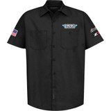 THROTTLE THREADS DRG32ST24BKSR Throttle Threads Drag Specialties House 25 Shirt - Black - Small Drg32St24Bksr