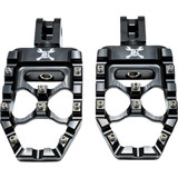 BURLY BRAND B13-1017B Burly Brand Mx Evolution Passenger Pegs - Black - Softail B13-1017B