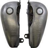 Drag Specialties Fat Bob Style Gas Tanks - Flatside - 5 Gallon