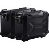 Sw-Motech Trax Adv Aluminum Case System - Black - Bmw R 1200/1250 Gs '12-'24 Kft.07.664.70001/B