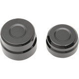 Drag Specialties Axle Caps - Rear - Black - Pair