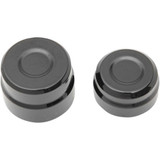 DRAG SPECIALTIES Drag Specialties Axle Caps - Rear - Black - Pair
