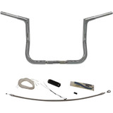 FAT BAGGERS INC. 709112 Fat Baggers Inc. Handlebar Kit - Flat Top - 12" - Chrome 709112