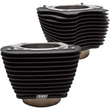 S&S CYCLE 9100683 S&S Cycle Cylinders - 4.25" - M8 - Black - Non-Highlighted Fins 910-0683