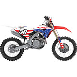 D'COR VISUALS 20-10-300 D'Cor Visuals Graphic Kit - Usa Honda - Honda - Crf 250/450 R '21-'24 20-10-300