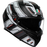 AGV 2118381004-019-M Agv K3 Helmet - Rivia - Matte Black/White - Medium 2118381004-019-M