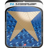 STOMPGRIP 55-14-0156C Stompgrip Traction Pad Tank Grips - Icon - Clear - Gold Wing - Dct/Tour 55-14-0156C
