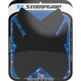 STOMPGRIP 55-14-0078B Stompgrip Traction Pad Tank Grips - Icon - Black - Triumph 55-14-0078B