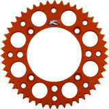 RENTHAL 518U-420-47GPOR Renthal Rear Sprocket - Aluminum - 47 Tooth - Orange - Ktm 518U-420-47Gpor