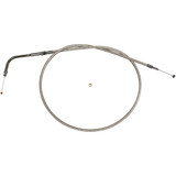 MAGNUM SHIELDING 53136 Magnum Shielding Polished Stainless Steel Braided Throttle Cable 53136