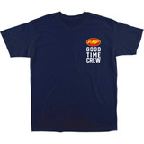 FMF SU25118902NVYLG Fmf Good Time Crew T-Shirt - Navy - Large Su25118902Nvylg