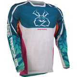 MOOSE OFFROAD 2910-8341 Moose Offroad Sahara Jersey - Teal/Orange/Pink - Large 2910-8341