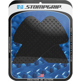 STOMPGRIP 55-10-0189B Stompgrip Traction Pad Tank Grips - Volcano - Black - Africa Twin Adventure Sports Es/Dct 55-10-0189B