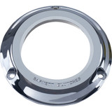 Barnett Derby Cover - Clear Chrome - Big Twin 343-30-43090