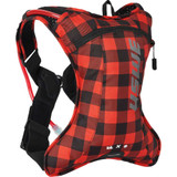 USWE 5202076048 Uswe Outlander Hydration Pack - 2L - Flannel Red/Black 5202076048