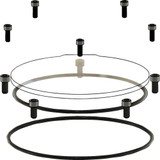 Trask Assault Derby Cover Repair Kit - Big Twin Tm-0040-Rk