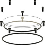 TRASK TM-0040-RK Trask Assault Derby Cover Repair Kit - Big Twin Tm-0040-Rk