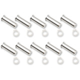 Drag Specialties Pivot Pin/Clip Kit - Lever - 10 Pack - Chrome