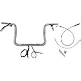 Fat Baggers Inc. 1-1/4" Ez Install Round Top Handlebar - 12" - Chrome 939012