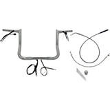 Fat Baggers Inc. 1-1/4" Ez Install Pointed Top Handlebar - 12" - Chrome 949012