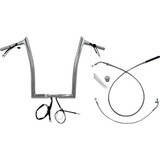 FAT BAGGERS INC. 949916 Fat Baggers Inc. 1-1/4" Ez Install Pointed Top Handlebar - 16" - Chrome 949916