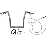 Fat Baggers Inc. 1-1/4" Ez Install Flat Top Handlebar - 14" - Chrome 749914