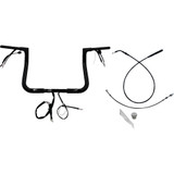 Fat Baggers Inc. 1-1/4" Ez Install Flat Top Handlebar - 11" - Black 749011-B