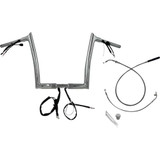 FAT BAGGERS INC. 949912 Fat Baggers Inc. 1-1/4" Ez Install Pointed Top Handlebar - 12" - Chrome 949912