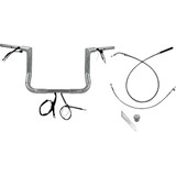 FAT BAGGERS INC. 649012 Fat Baggers Inc. 1-1/2" Ez Install Flat Top Handlebar - 12" - Chrome 649012