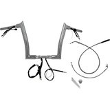 FAT BAGGERS INC. 849912 Fat Baggers Inc. 1-1/2" Ez Install Pointed Top Handlebar - 12" - Chrome 849912