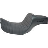 SLYFOX 4694A-slyfox Slyfox Highnoon Seat - Vinyl - Classic Stitch - Black Logo - Dyna '12-'16 4694A-Slyfox