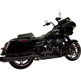 Bassani Xhaust 4-1/2" Straight Can Slip-On Mufflers - Black With Black End Cap - Twin Cam Touring 1F744B Bassani Xhaust 4-1/2" Straight Can Slip-On Mufflers - Black With Black End Cap - Twin Cam Touring 1F744B