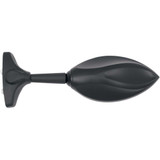 PARTS UNLIMITED Parts Unlimited Mirror - Side View - Teardrop - Black - Left/Right - Each