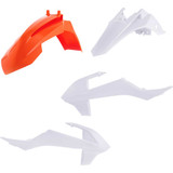 ACERBIS 2449627705 Acerbis Standard Replacement Body Kit - Oem '23 Orange/White 2449627705