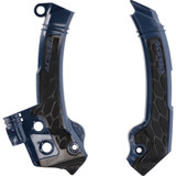 Acerbis X-Grip Frame Guards - Blue/Black - Husqvarna 2979601034