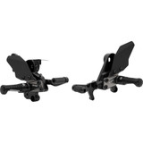 GILLES TOOLING AS31S09B Adjustable Rearset - As31Gt - Black - Suzuki As31-S09-B