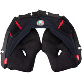 Agv Pista Gp Rr Cheek Pads - Black/Red - 2Xl 20Kit603010012X