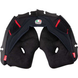 AGV 20KIT603010012X Agv Pista Gp Rr Cheek Pads - Black/Red - 2Xl 20Kit603010012X