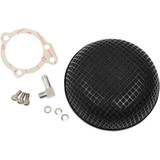 DRAG SPECIALTIES 1010-1610 Drag Specialties "Bob" Retro-Style Air Cleaner Kit - Black