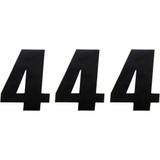 MOOSE RACING 80014 Moose Racing Race Number 4 - Black - 4.5" 80014