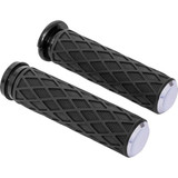 ARLEN NESS 500008 Arlen Ness Grips - Diamond - Tbw - Chrome 500-008