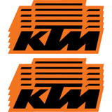 D'COR VISUALS 4030107 D'Cor Visuals Ktm Decal - 6" - 10 Pack 40-30-107