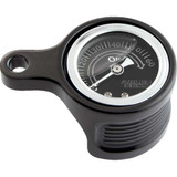 ARLEN NESS 610101 Arlen Ness Oil Pressure Gauge Kit - Method - Black Anodized 610-101